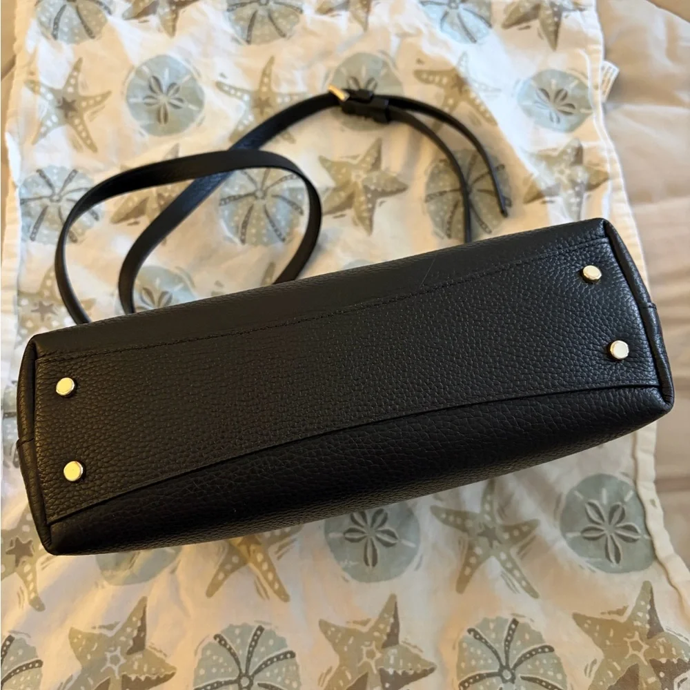 Kate Spade Black Crossbody Bag with Gold Accents - Picture 3 of 4